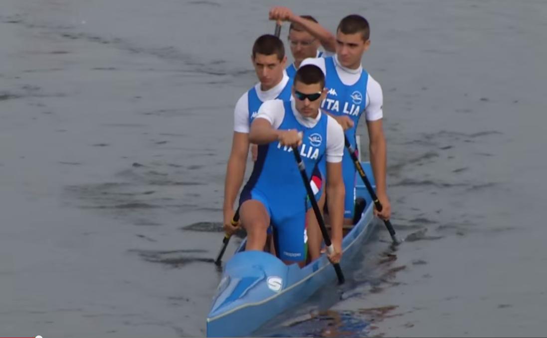 Mondiale canoa velocità - Vito Sifanno del CC Barion nel C4 500m