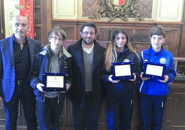 Tre promesse dello sport premiate a Palazzo Di Città