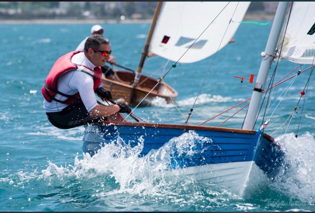 Vela - Campionato Zonale Dinghy, Gigi Costantino del CC Barion - credit Antonella Battista