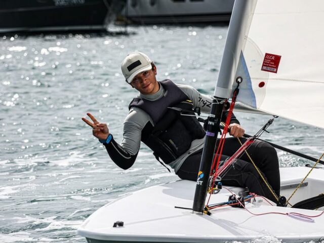 Nicoló Barracane Soffietto si piazza 36º su oltre 200 alla 1ª coppa Italia ILCA 6