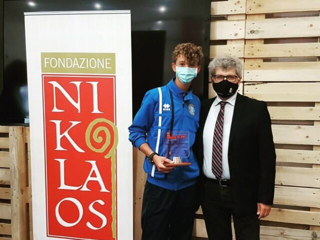 Il canottiere Pasquale Tamborrino riceve il prestigioso premio Nikolaos