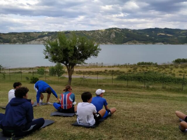 I canottieri al raduno al Lago di Senise in vista dei Super Campionati Italiani