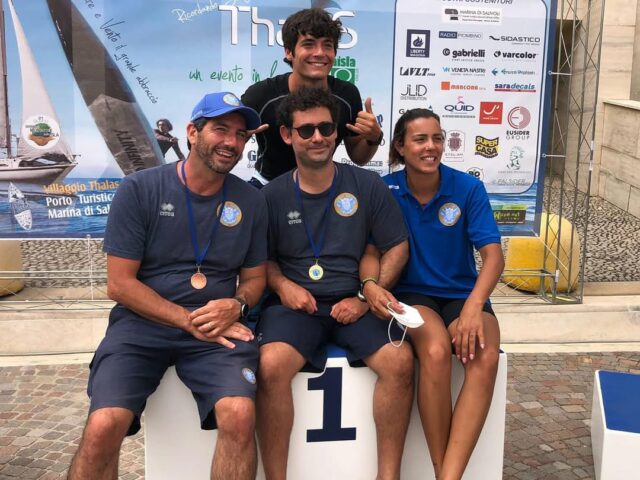 Nicola Gargano e Michele Carella sul Podio del Trofeo Aisla di Piombino