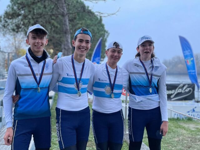 È oro per il 4 di coppia Cadetti alla Regata Nazionale di Gran Fondo