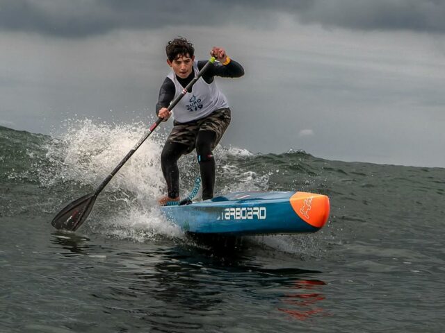 Partenza col botto per i nostri supper biancazzurri alla SUP Race Ostia
