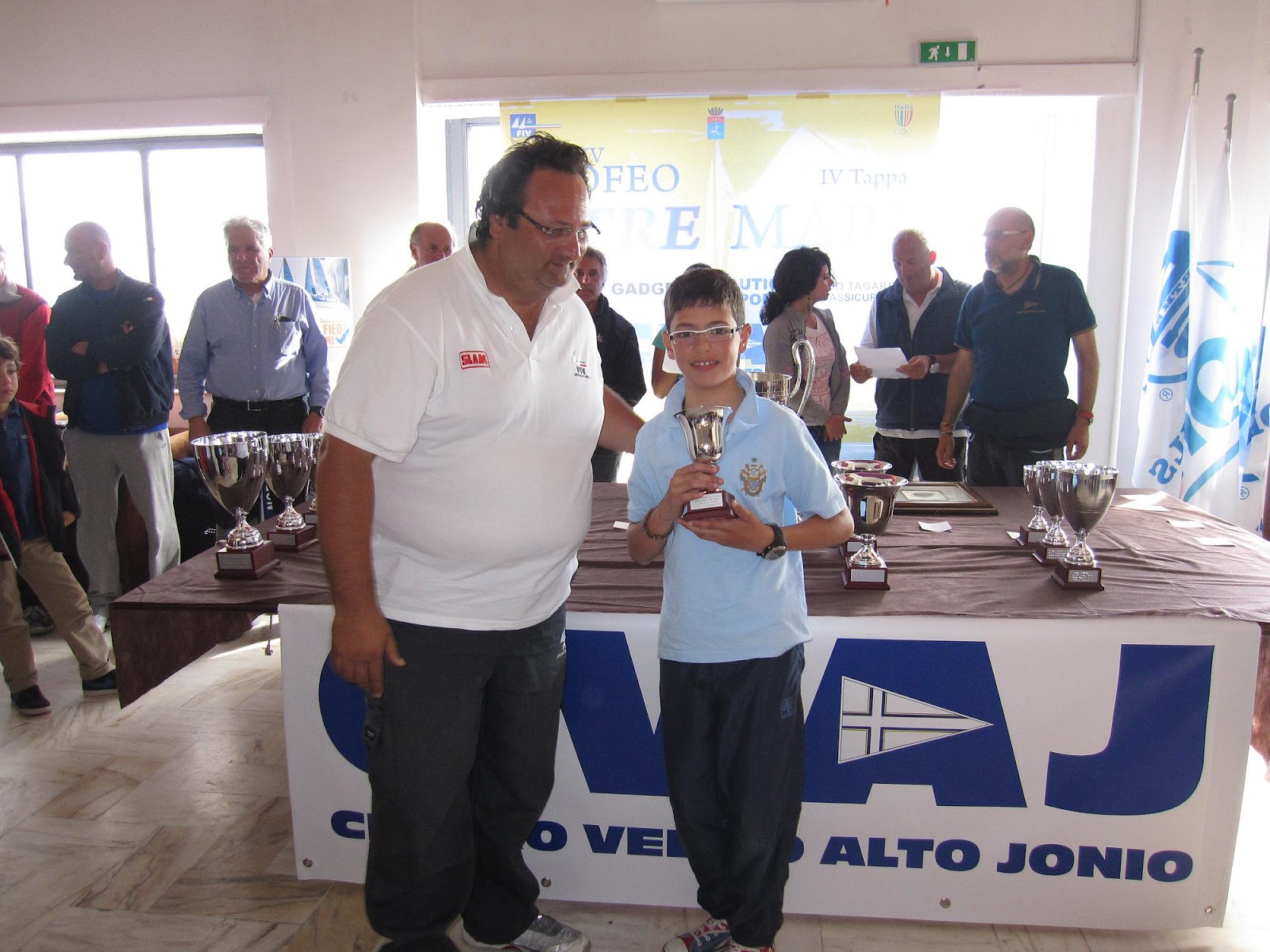 Vela - premiazione Novembrini Taranto 11-12 maggio 2013