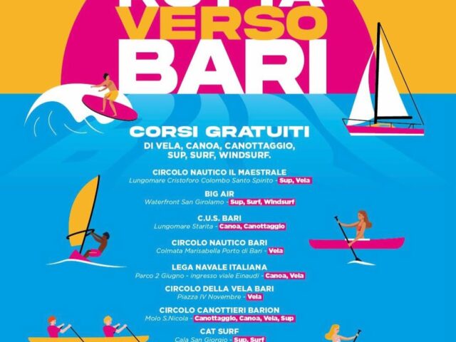 Torna Rotta Verso Bari 2025 con l’open day organizzato per il 26 maggio al Barion