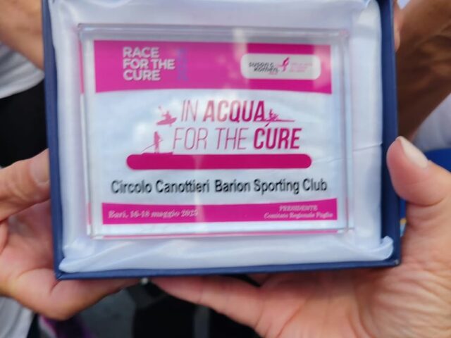 “In Acqua for the Cure”: il Barion scende in campo (e in mare) per la solidarietà