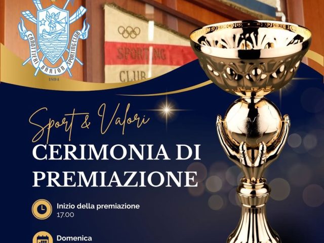 Cerimonia di Premiazione Domenica 21 Dicembre 2025