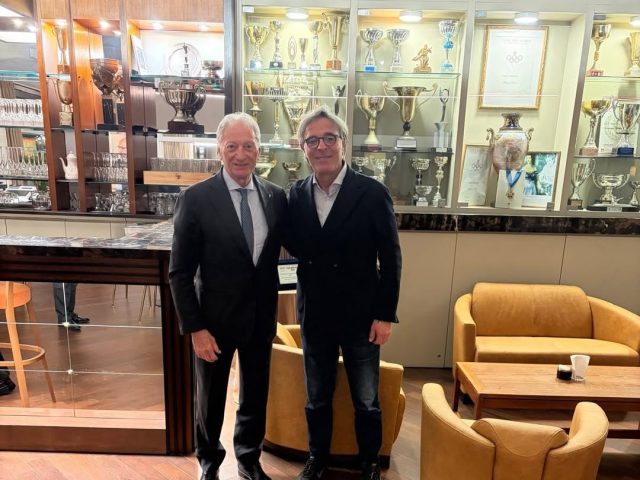 Il Presidente Buonfiglio in visita al Circolo Barion